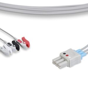 Mindray > Datascope Original 0010-30-42896 ECG Leadwires, 3 Lead, Pinch/Clip, Infant/Neonatal, Tpu, AHA, 40" (101.6Cm)