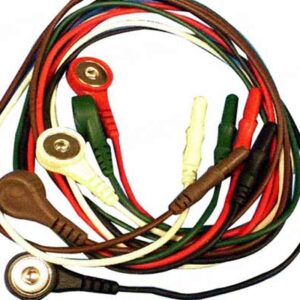 Welch Allyn Original 008-0322-00 Leadwires, 5L,Din,Snap,AAMI, 24"
