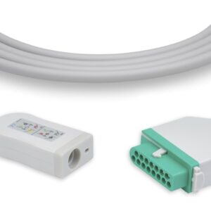 CUSTOM Fukuda Denshi Compatible 5 Lead ECG Trunk Cable