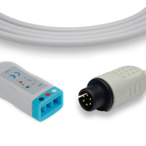 Mindray Compatible 6-pin, Neonatal, 3 lead ECG cable, AHA