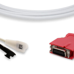 Masimo Compatible One-Piece Multi-Site Sensor, 12 Foot, Red