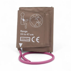Reusable NIBP cuff/with D-rings for single tubing / with bladder/for large adult(33-47cm)
