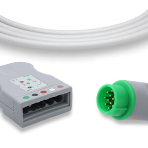 Bexen Cardio Compatible ECG Trunk Cable, 5 Lead, AHA