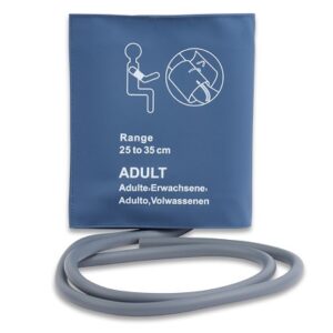 Adult, Dual Hose Cuff, Male and Female Twist-Lock Connectors