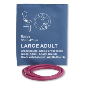 Adult Large, Dual Hose Cuff, Male and Female Twist-Lock Connectors
