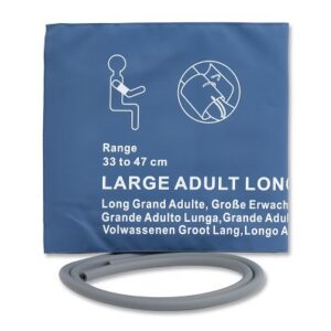 Adult Large Long, Dual Hose Cuff, Male and Female Twist-Lock Connectors
