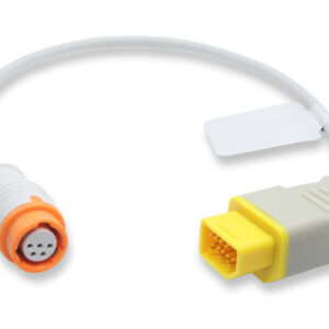 Nihon Kohden Compatible IBP Adapter Cable, BF type, 0.4m