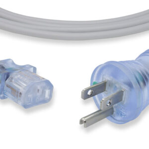 Hospital Grade Generic Power Cord, 3 m