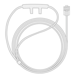 Infinium Compatible Disposable CO2 Nasal Cannula with male connector Box of 25