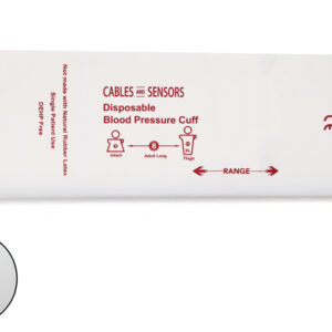 Welch Allyn Compatible SOFT-11L FlexiPort Disposable NIBP Cuff, Box of 20