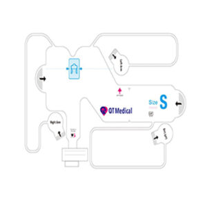 QHeart Sensor, electrode strip for conduction of ECG signals Size S