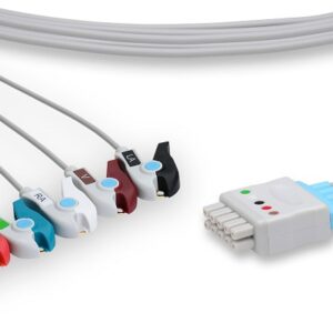 SunMed > Vyaire Medical Original 412681-002 Leadwire Multilink 5-Lead Grab AHA Group