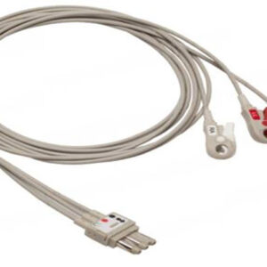 Spacelabs Original 700-0006-35 Trulink ECG Combiner Leadwire Set, Reusable, 3-Lead, Din Shielded, Multi-Pinch, 74Cm/29In, AAMI