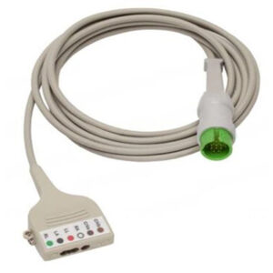 Spacelabs Original 700-0008-55 Trulink ECG Cable, Shielded, 3-Lead Spacelabs Monitors To Combiner, 305 Cm /10 ft, AAMI