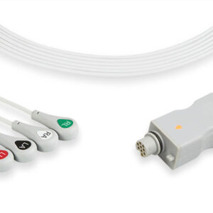 Fukuda Denshi Original 9D0109510 4 Lead 3 ft ECG Leadwire Set