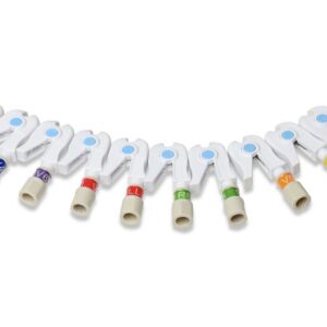 GE CAM 14, AM4, AM5 Electrode Clip Connector Set of 10
