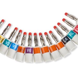 GE CAM 14, AM4, AM5 Compatible Electrode Connector Set of 10 Banana
