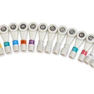 GE CAM 14, AM4, AM5 Compatible Electrode Connector Set of 14 Adapters - Snap