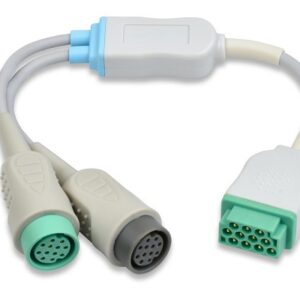 GE FECG/MECG (F for Fetal, M for Maternal) Y Adapter Cable OEM 1442AAO