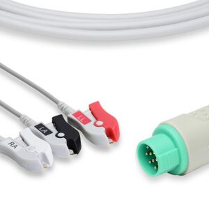 Schiller Defigard 4000 ECG Cable 3 Leads Clip