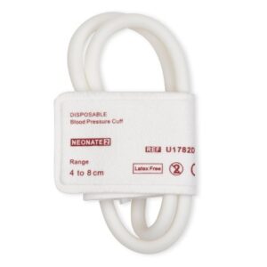 Disposable Neonate NIBP Cuffs:Disposable Neonate Double Hose #2 (4-8cm) Cuff, Box of 10