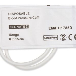Neonate #5 Disposable Cuff Slip Double Hose Connector Box of 10