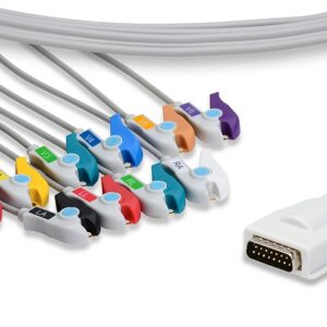 Burdick EKG Cable 012-0844-00: 10 Leads Clip