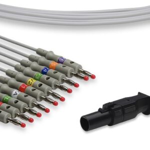Quinton Q-Stress Machine EKG Cable - 10 Leads Banana