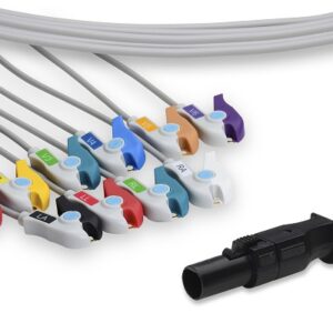 Quinton Q-Stress Machine EKG Cable - 10 Leads Clip