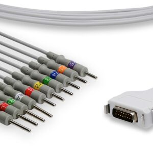 Fukuda Denshi EKG Cable: 10 Leads Needle
