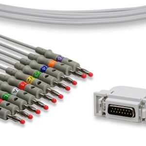 Hellige Siemens Bosch EKG Cable: 10 Leads Banana