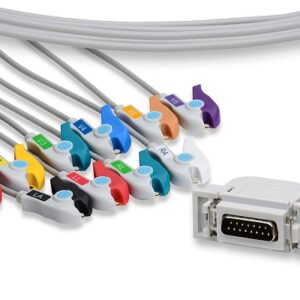 Hellige Siemens Bosch EKG Cable: 10 Leads Clip