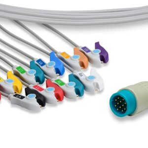 Lifepak Physio Control EKG Cable 10 Leads Clip
