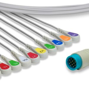 Lifepak Physio Control EKG Cable 10 Leads Snap