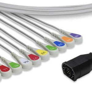 Zoll 1 Step Patient Cable for 12-Lead EKG Compatible Cable Snap