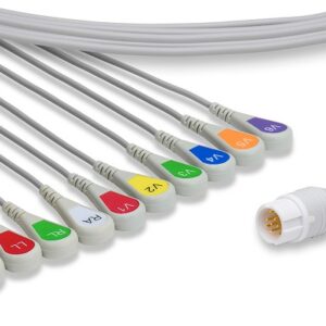 Philips HP Monitoring 12 Leads ECG Cable:12 Leads Snap