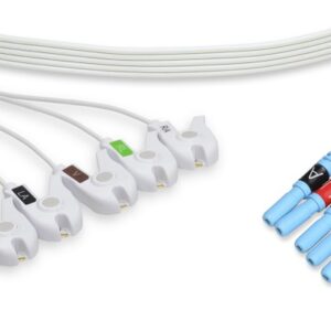 Disposable 5 Leads DIN Leadwire Clip Box of 10