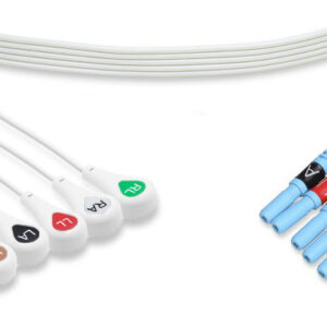 Disposable 5 Leads DIN Leadwire Snap Box of 10
