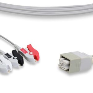 GE ApexPro FH Telemetry Leadwires 3 Leads Clip