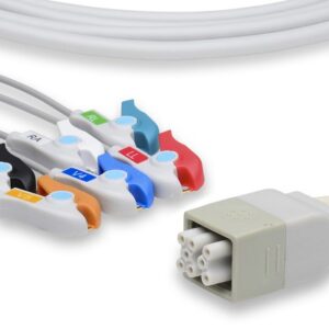 GE ApexPro FH Telemetry Leadwires 6 Leads Clip