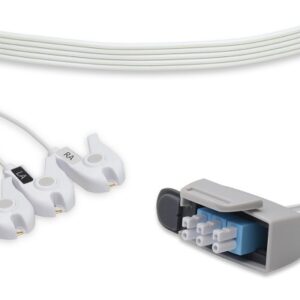 Philips M2601A Telemetry Disposable ECG Leads 3 Leads Clip Box of 10