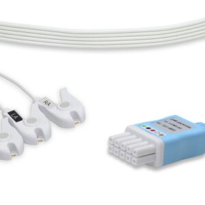 Disposable Datascope Mobility ECG Lead Set 3 Leads Clip Box of 10