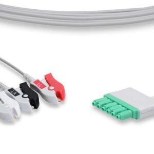 Draeger MS16231 ECG Leadwires 3 Leads Clip