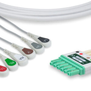 Draeger ECG Leadwires 6 Leads Snap