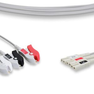 LL Connector Leadwires: 3 Leads AHA LL Style 35in Clip