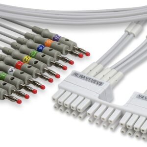 Mortara OEM 9293-041-50 Set of 10 Leads Banana