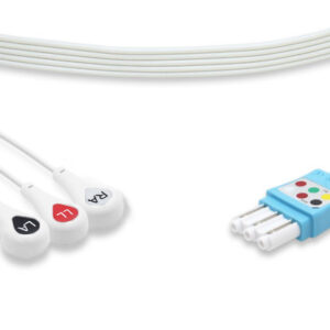 Philips Disposable ECG Leadset 3 Leads Snap Box of 10