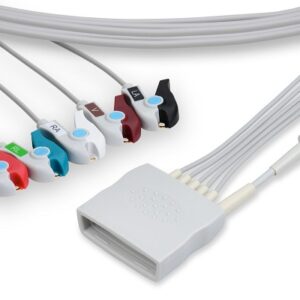 MX40 ECG 5 Lead Grabber, AAMI + SpO2, Telemetry OEM 989803171851