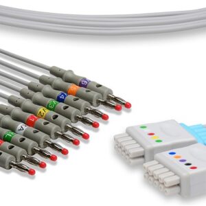 GE Marquette EKG Lead Set AHA