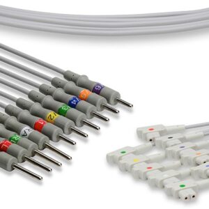 Marquette AM4 Lead Set 10 Leads Needle
